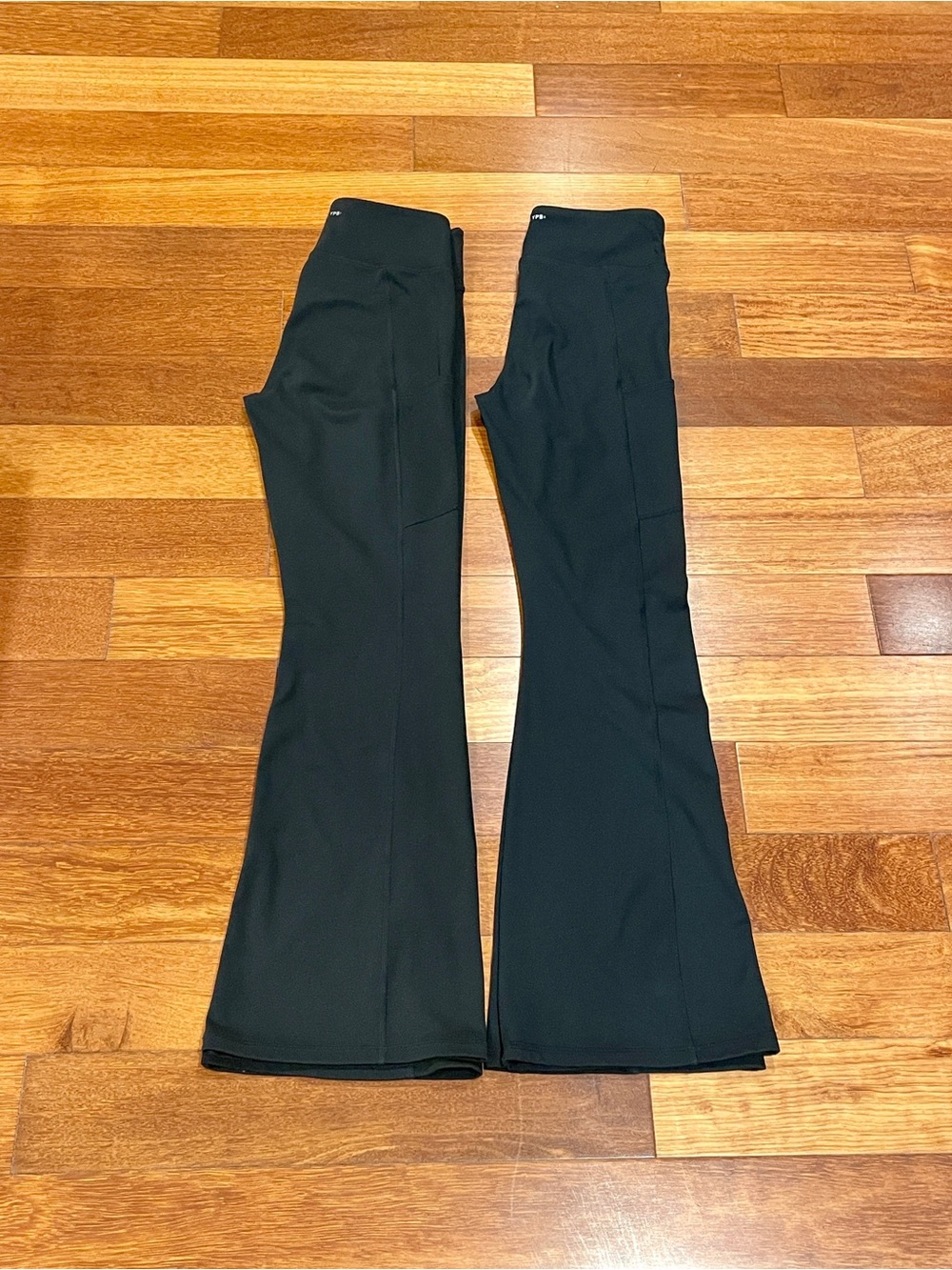 Abercrombie kids YPB girls black flare leggings